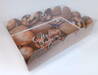 Коробка Новогодние Шары 20*30*8см